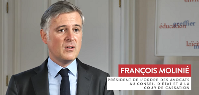 François Molinié, président de l’Ordre des avocats au Conseil d’État et à la Cour de cassation