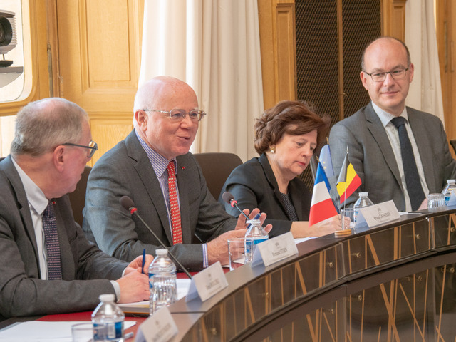 Bernard Stirn, Bruno Lasserre, Martine de Boisdeffre, Yves Gounin