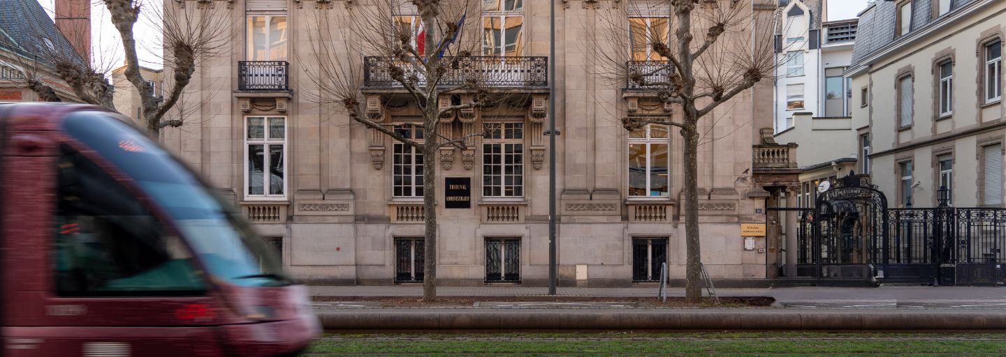 Facade du tribunal administratif de Strasbourg