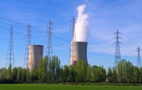Photographie d'une centrale nucléaire