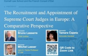 Webinaire Cornell sur le recrutement des juges en Europe