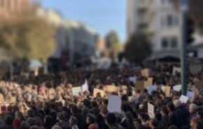 Photographie d'une manifestation