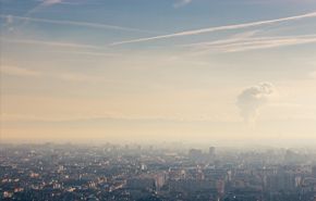 photographie panoramique d'une ville française